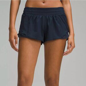 Lululemon Hotty Hot Shorts Low-Rise 2.5 in Navy Size 4